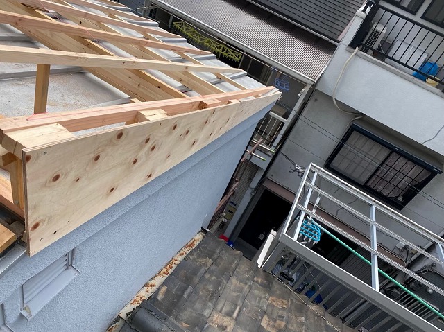 葺き替え工事かさ上げ